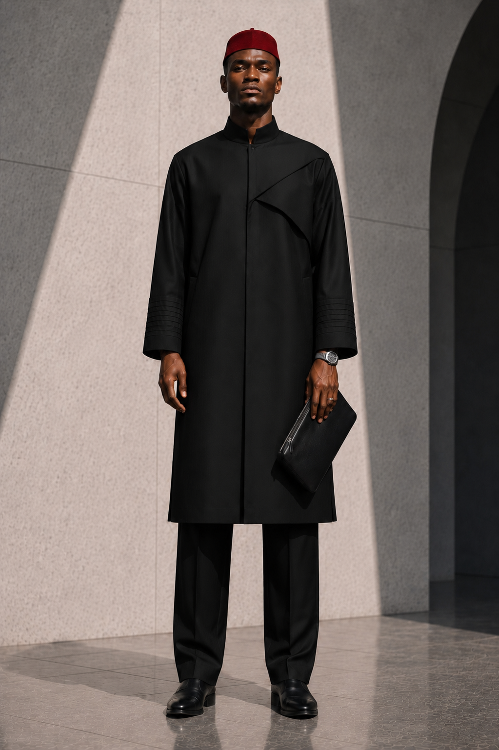 EZE NDI IGBO — Matte Black Front View