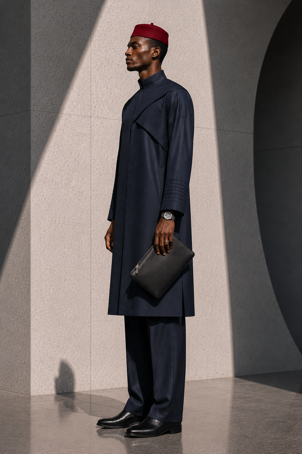 EZE NDI IGBO — Midnight Navy Side View