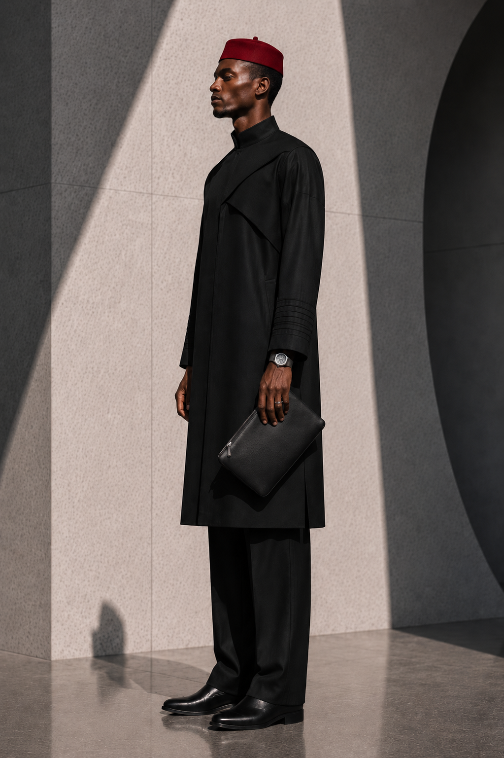 EZE NDI IGBO — Matte Black Side View