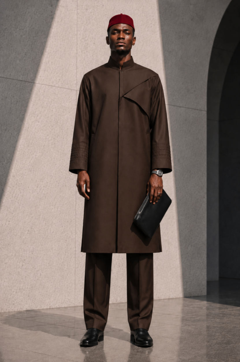 EZE NDI IGBO — Chocolate Brown Front View