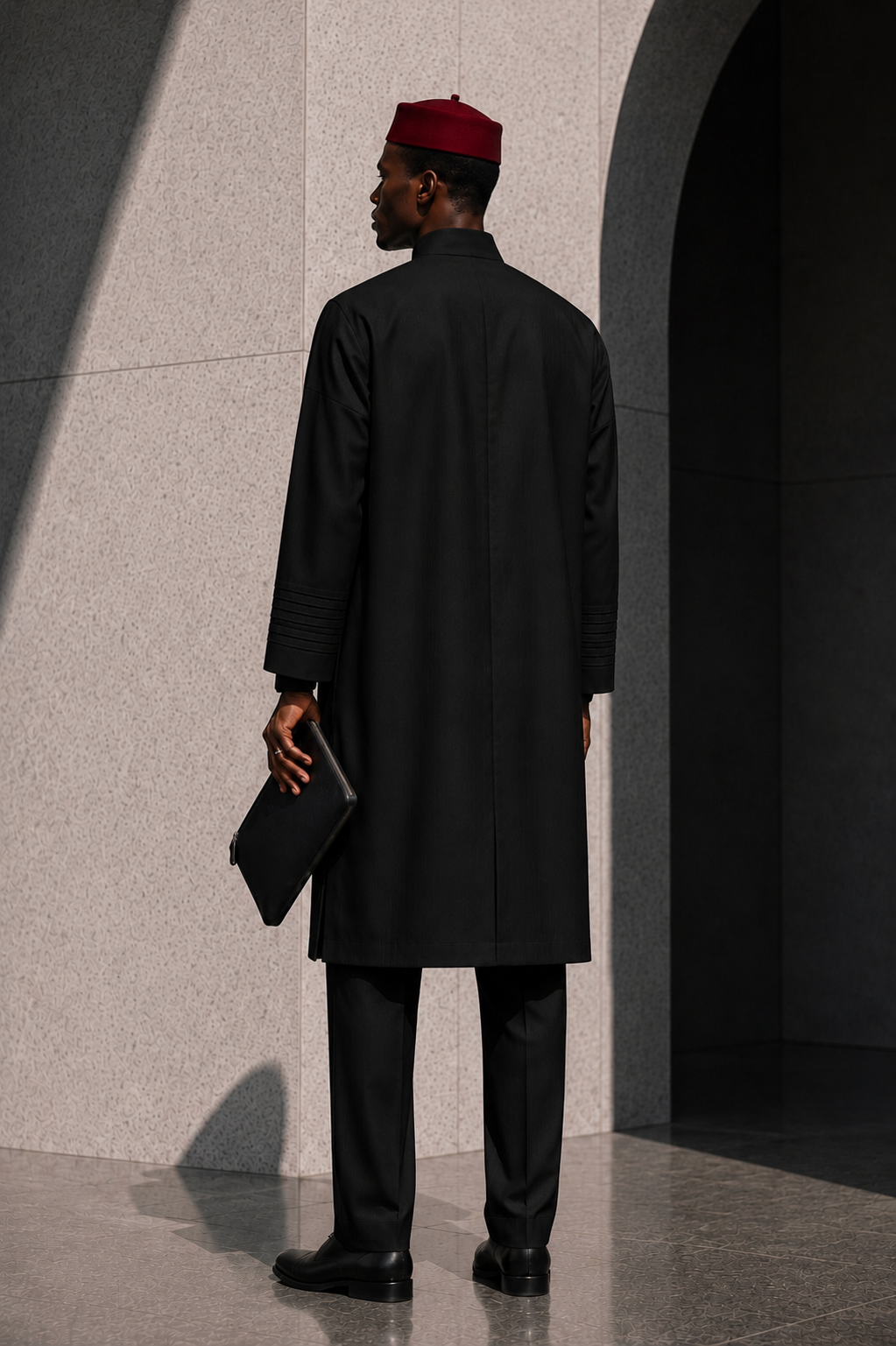 EZE NDI IGBO — Matte Black Back View