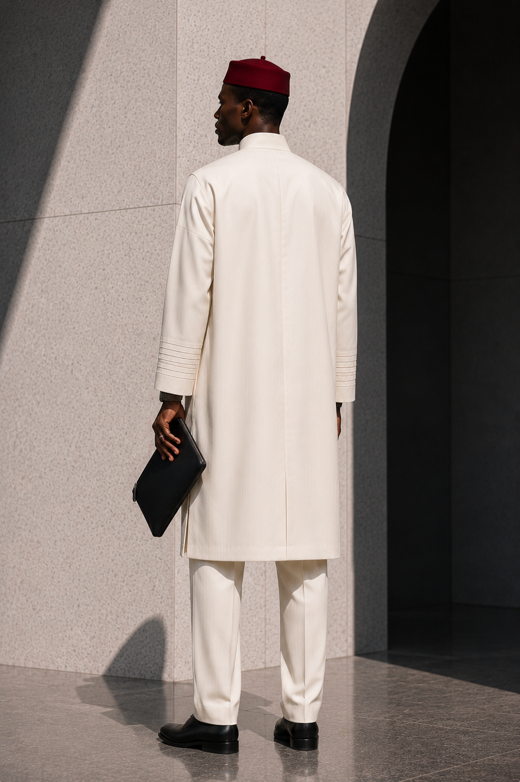 EZE NDI IGBO — Off-White Back View